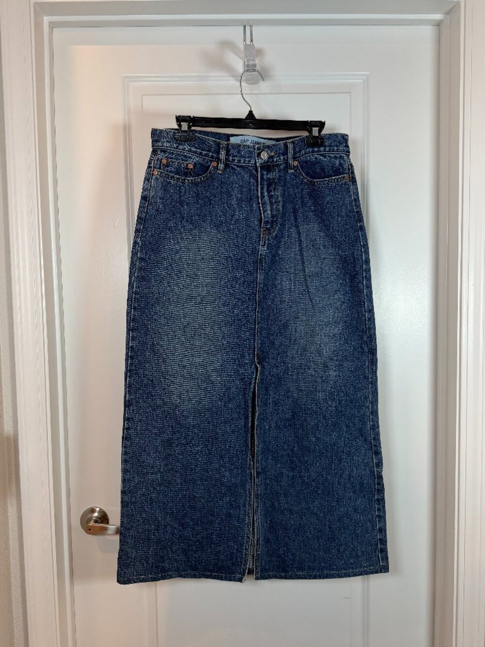 Gap Jeans Denim Midi Skirt